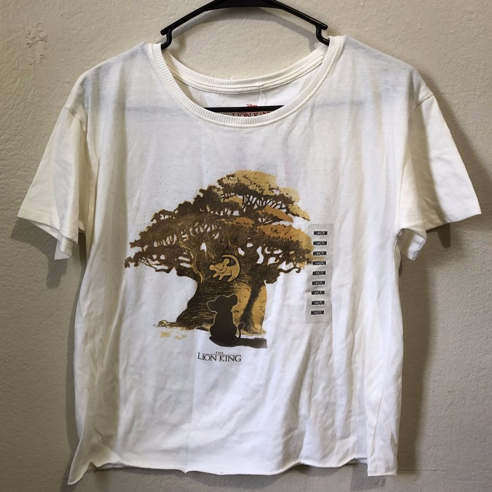 Lion king Medium Crop Top T-Shirt - Disney - Simba - New with Tags